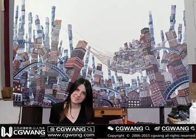 作者不詳　外国人画家 中国文艺网-3D街画，让人尖叫的平地